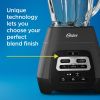 Oster Master Series Blender with Texture Select Settings Blend-N-Go Cup and Glass Jar Gray