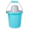 4-Quart Electric Ice Cream Maker with Easy-Carry Handle, Blue