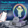 HOMEFISH Magnetic Levitation Bluetooth Speaker Astronaut Home RGB Mini Radio TWS Sound Box Outdoor Wireless Subwoofer TF AUX USB