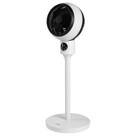 Simple Deluxe 3 Modes Standing Fans Ocillation 70Â° Circulating Stand Fan (Color: White)