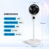 Simple Deluxe 3 Modes Standing Fans Ocillation 70Â° Circulating Stand Fan