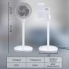 Simple Deluxe 3 Modes Standing Fans Ocillation 70Â° Circulating Stand Fan