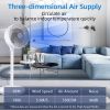 Simple Deluxe 3 Modes Standing Fans Ocillation 70Â° Circulating Stand Fan