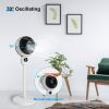 Simple Deluxe 3 Modes Standing Fans Ocillation 70Â° Circulating Stand Fan